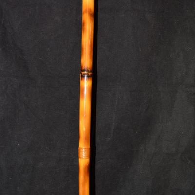 Vintage Bamboo Hiking Stick, E.G. Schlader 45"