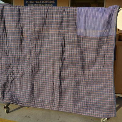 Very Vintage Heavy Crazy Quilt 96"x80"