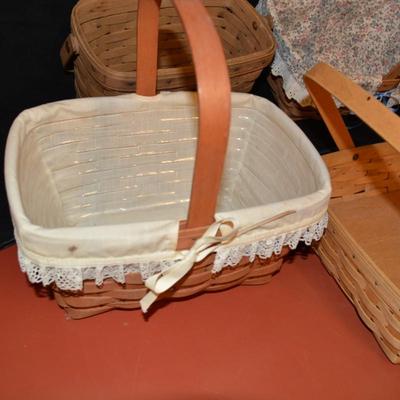 Lot of 7 Longaberger Baskets