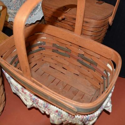 Lot of 7 Longaberger Baskets