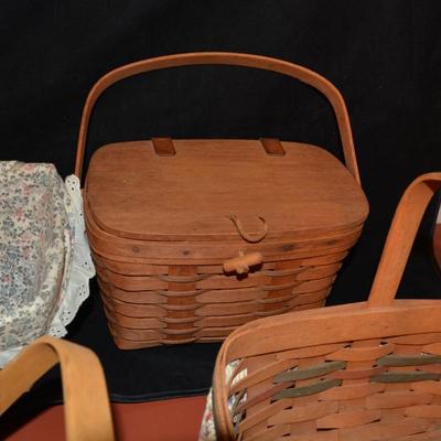 Lot of 7 Longaberger Baskets