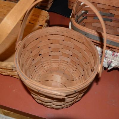 Lot of 7 Longaberger Baskets