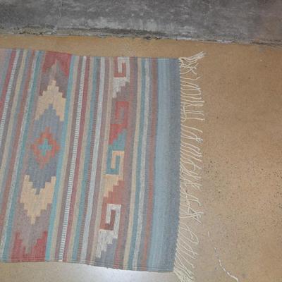 Beautiful Wool Rug, Hecho en Mexico  56