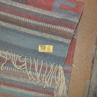 Beautiful Wool Rug, Hecho en Mexico  56