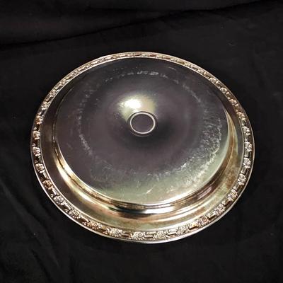 Assortment of Silverplate Serving Trays & Dishes  (DR-JS)