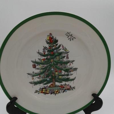 Spode Christmas Tree Tray and Footed Cake Plate