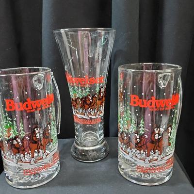 Budweiser Clydesdale Glassware