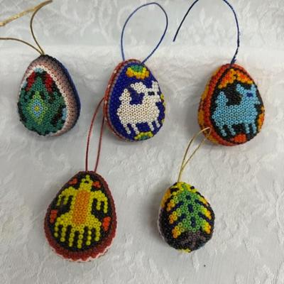 Huichol 5 Quail Egg Size Art