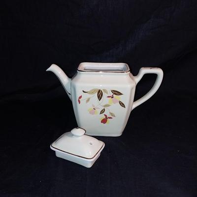 ANTIQUE CHINA TEAPOT - SUGAR & CREAMER BY JEWEL "AUTUMN LEAF"