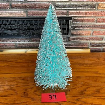 Original Turquoise Bottle Brush Tree