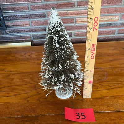 Vintage Bottle Brush Tree