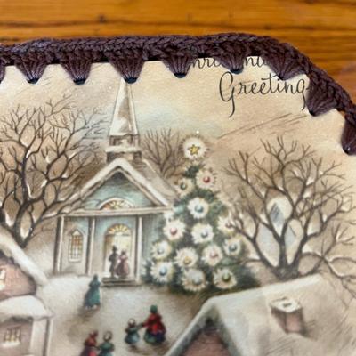 Vintage Christmas card box