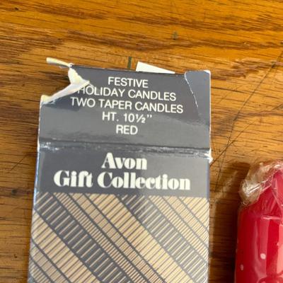Avon set of Christmas Candles