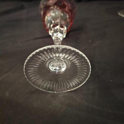 Six Multicolor Crystal Goblet Set (DR-JS)