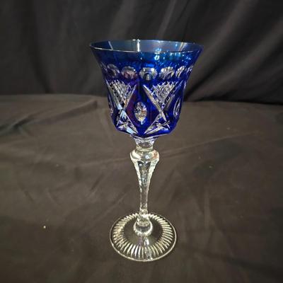 Six Multicolor Crystal Goblet Set (DR-JS)