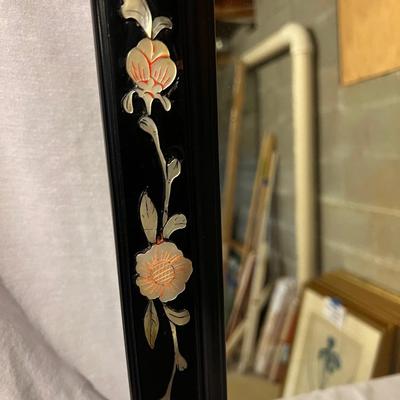 Black Wood Framed Mirror (BS-MK)