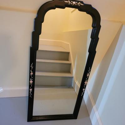 Black Wood Framed Mirror (BS-MK)
