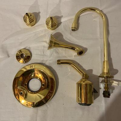 Three Brass Finish Faucets & More (BS-MK)