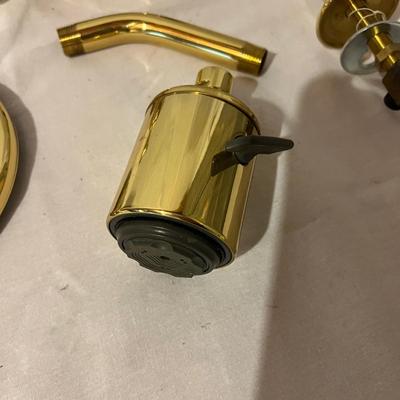 Three Brass Finish Faucets & More (BS-MK)
