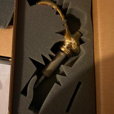 Three Brass Finish Faucets & More (BS-MK)