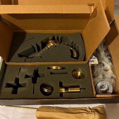 Three Brass Finish Faucets & More (BS-MK)