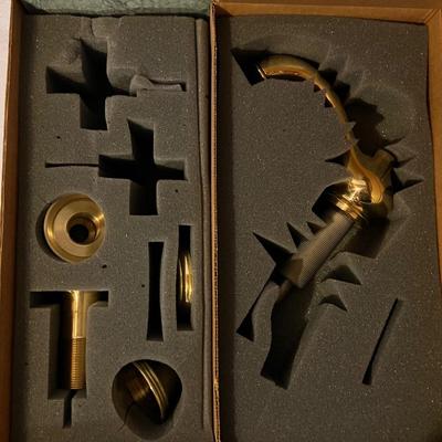 Three Brass Finish Faucets & More (BS-MK)