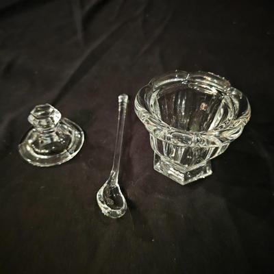 Baccarat Crystal Caviar Bowl & Sugar Bowl  (DR-JS)