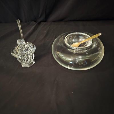 Baccarat Crystal Caviar Bowl & Sugar Bowl  (DR-JS)