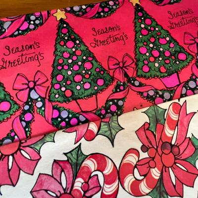Lot of vintage wrapping paper