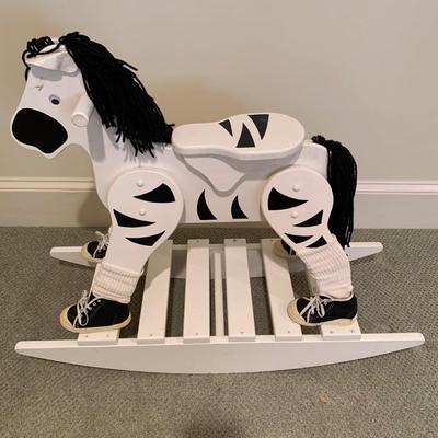 Childrenâ€™s Zebra Rocker (UH-KW)