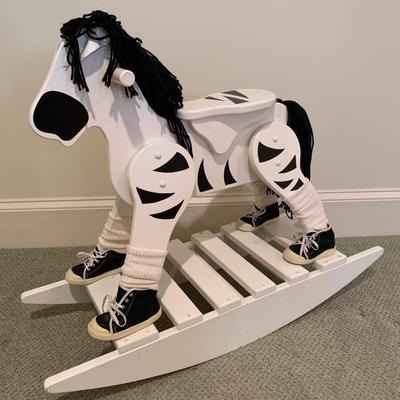 Childrenâ€™s Zebra Rocker (UH-KW)