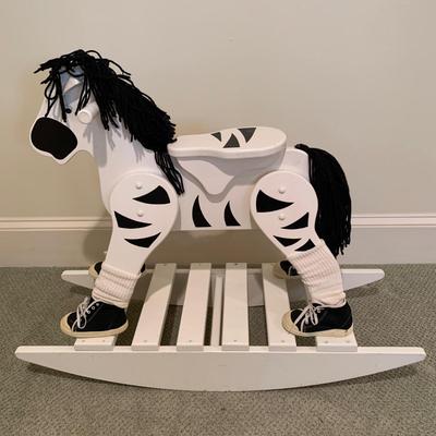 Childrenâ€™s Zebra Rocker (UH-KW)