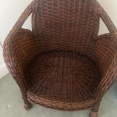 Wicker Armchair with Cushions (UH-KW)