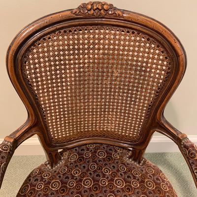 Upholstered Cane-back Chair (UH-KW)
