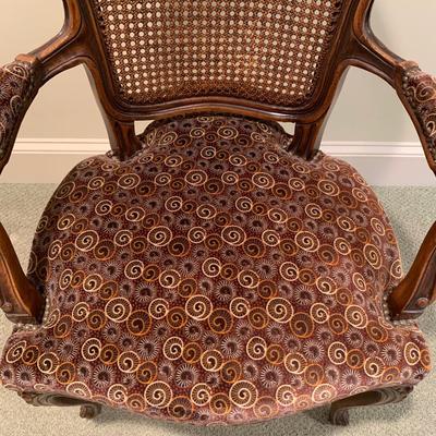Upholstered Cane-back Chair (UH-KW)