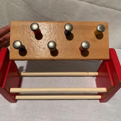 Playskool Wagon, Simplex Round Puzzle, and Other Vintage Childrenâ€™s Toys (UH-KW)