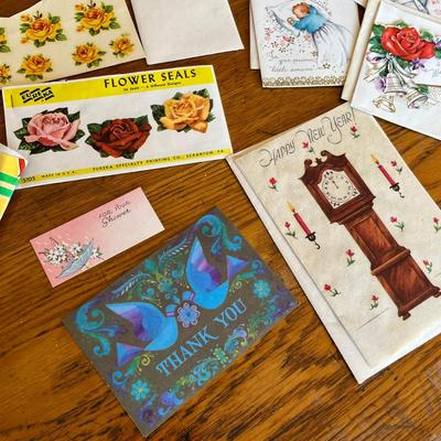 Vintage wrapping supplies
