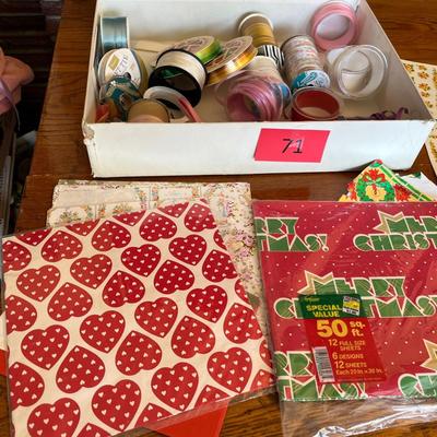 Vintage wrapping supplies