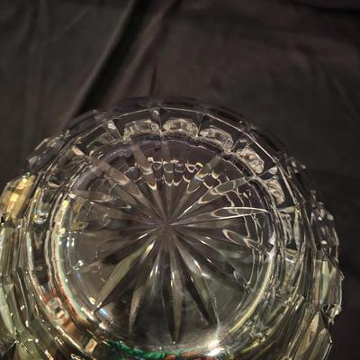 Clear Glass Punch Bowl w/Ladle & 22 Cups  (DR-JS)