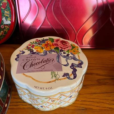 Christmas tins