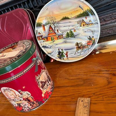 Christmas tins