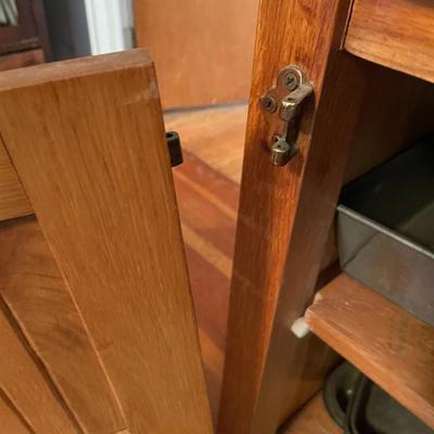 Simmons White Clad Cabinet