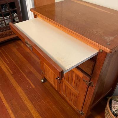 Simmons White Clad Cabinet