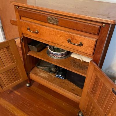 Simmons White Clad Cabinet