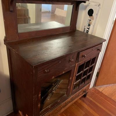 Mission Oak Arts & Crafts Cabinet