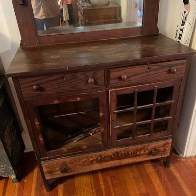 Mission Oak Arts & Crafts Cabinet