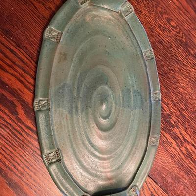 Art Pottery Platter and Bowl