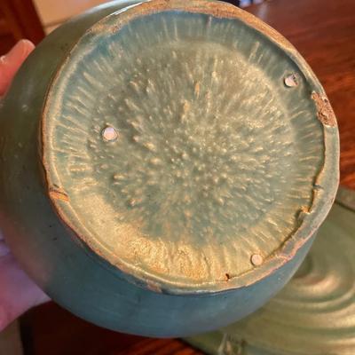 Art Pottery Platter and Bowl