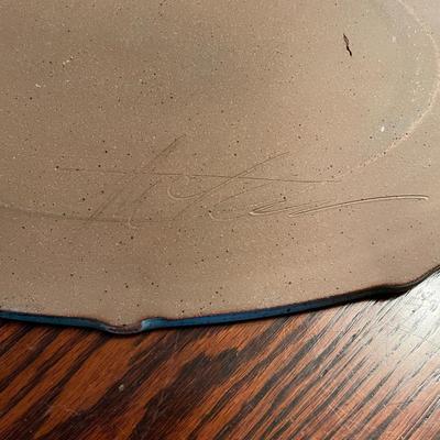 Art Pottery Platter and Bowl