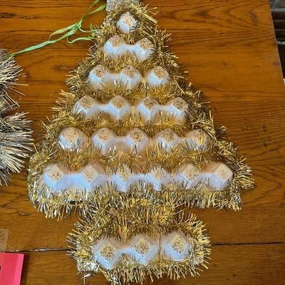 Egg Carton Christmas Trees